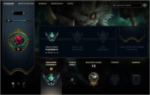 CONTA PLAT 4 63% - League of Legends LOL