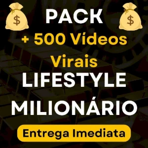 Pack + 500 Vídeos Virais de Lifestyle Milionário para baixar - Outros