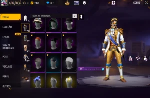 principe mocoto, lobo , ninja azul,dunck master - Free Fire