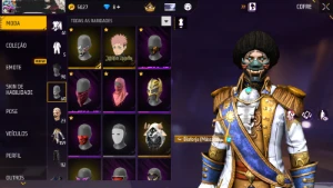 principe mocoto, lobo , ninja azul,dunck master - Free Fire