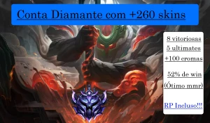DIAMANTE EM SOLO E FLEX | 52% WIN | VENDA RÁPIDA - League of Legends LOL