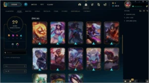 Conta League Of Legends Level 171 unranked LOL