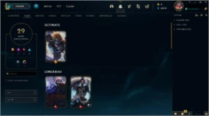 Conta League Of Legends Level 171 unranked LOL