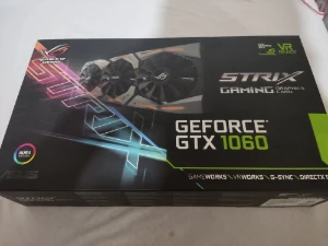 Placa Vídeo - GTX 1060 6G Asus Strix - Produtos Físicos
