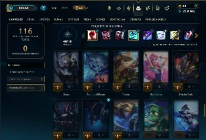 Conta Mestre com 70 Champs e 16 Skins ( 154 PDL ) - League of Legends LOL