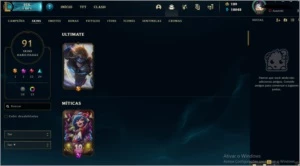 CONTA DE LOL COM MUITA COISA - League of Legends