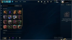 CONTA DE LOL COM MUITA COISA - League of Legends