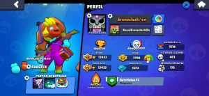 Conta de brawl stars