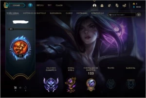 CONTA DIAMANTE 3 LVL 251 - League of Legends LOL