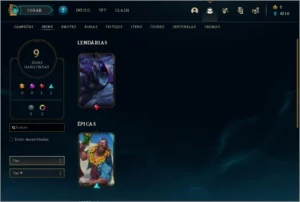 CONTA DIAMANTE 3 LVL 251 - League of Legends LOL