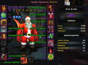 Paladino 480 Ilvl - Com arma lendaria Fyrakk - Blizzard