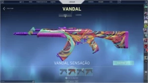 CONTA + VANDAL SAQUEADORA + OPERATOR ION + OUTRAS SKINS - Valorant