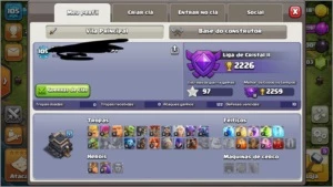 Contas clash of clans cv11 e cv 9 Full