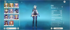 Vendo [AR33] - EULA + JEAN + THOMA C3 + DIONA C2 + +++ - Genshin Impact