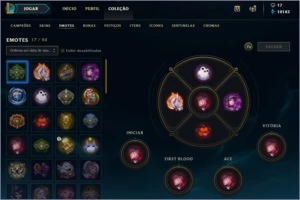 CONTA LOL - GOLD 3 - TODOS OS CHAMPIONS + 272 SKINS - League of Legends