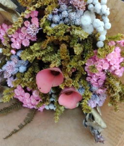 Buquê de Flores Desidratadas 40 cm - Cores - Artesanato e Personalizados