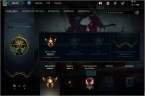 Conta Smurf Gold com Lux Elementalista - League of Legends LOL