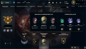 Conta Main jg LV 177/85 Skins +Conta Valorant com Skins - League of Legends LOL