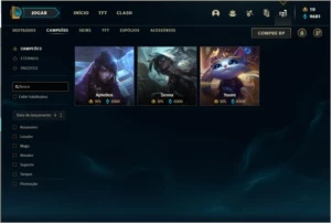 Conta Gold 3 FULL Champs 165 skins - League of Legends LOL