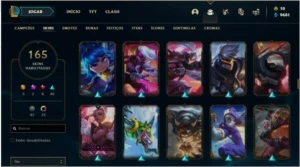 Conta Gold 3 FULL Champs 165 skins - League of Legends LOL