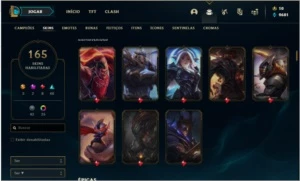 Conta Gold 3 FULL Champs 165 skins - League of Legends LOL
