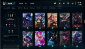 Conta Gold 3 FULL Champs 165 skins - League of Legends LOL