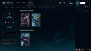 CONTA LOL GOLD 4 - League of Legends
