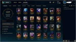 CONTA LOL GOLD 4 - League of Legends