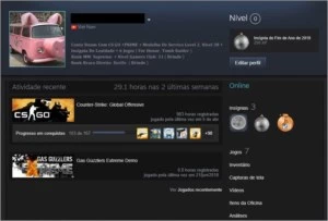 Conta Steam Com CS GO Supremo, Prime + Lvl 11 GC + Jogos - Counter Strike