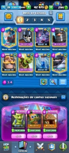 Conta lv bom Clash royale