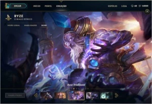 [CONTA] LVL 30 - GOLD I + Skins Raras - League of Legends LOL