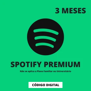 Cartão Pré-pago Spotify 1 Mês - Gift Cards