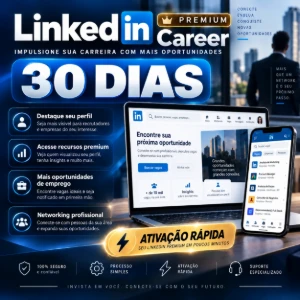 Linkedin Premium Carrer 30 dias + 90 dias Bonus - Assinaturas e Premium