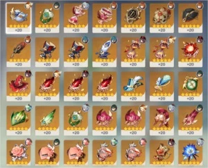 AR 55, HuTao, Childe, Klee, Ganyu, Xiao, Diluc C1 - Genshin Impact