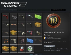 Conta CSGO c/ Faca Karambit de R$8000,00 + varias skins - Counter Strike