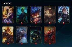 Conta League of Legends dono unico, email verificado e skins LOL