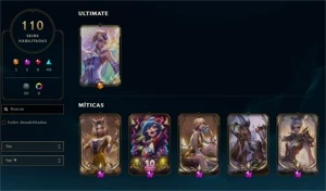 Conta League of Legends dono unico, email verificado e skins LOL