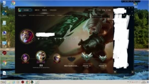 Conta prata 3 ( com skin Riven Draconica ) e email ativo - League of Legends LOL