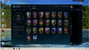 Conta prata 3 ( com skin Riven Draconica ) e email ativo - League of Legends LOL