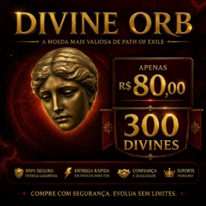 Divine Orb - Path Of Exile 2 Runes Of Aldur 300 Orb 80 Reais - Path of Exile 1 e 2