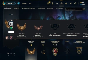 Conta ouro 3 com TODOS os champs e 172 Skins (MAIN JG / MID) - League of Legends LOL
