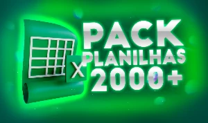 Pack +2000 Planilhas De Excel Editaveis - Serviços Digitais