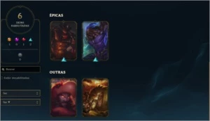 Conta League of Legends com várias skins LOL