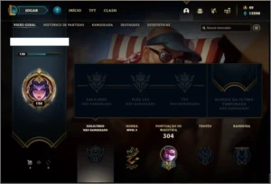 Conta unranked com 42 skins e 93 champs ( 3 vitoriosas ) - League of Legends LOL