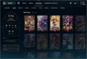 CONTA TOP DE LOL - DIAMANTE DESDE 2015 MAIS DE 350+ SKINS - League of Legends