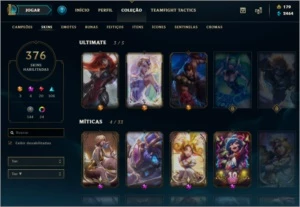 CONTA TOP DE LOL - DIAMANTE DESDE 2015 MAIS DE 350+ SKINS - League of Legends