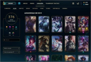 CONTA TOP DE LOL - DIAMANTE DESDE 2015 MAIS DE 350+ SKINS - League of Legends