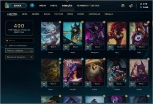 CONTA TOP DE LOL - DIAMANTE DESDE 2015 MAIS DE 350+ SKINS - League of Legends
