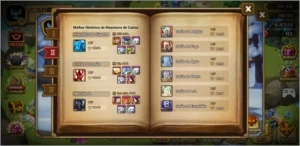 Conta do SW no Global com 104 mobs 6 estrelas sendo 26 nat 5 - Summoners War