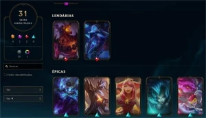 Conta com 121 CHAMPS - LVL 239 [FULL ACESSO] - League of Legends LOL